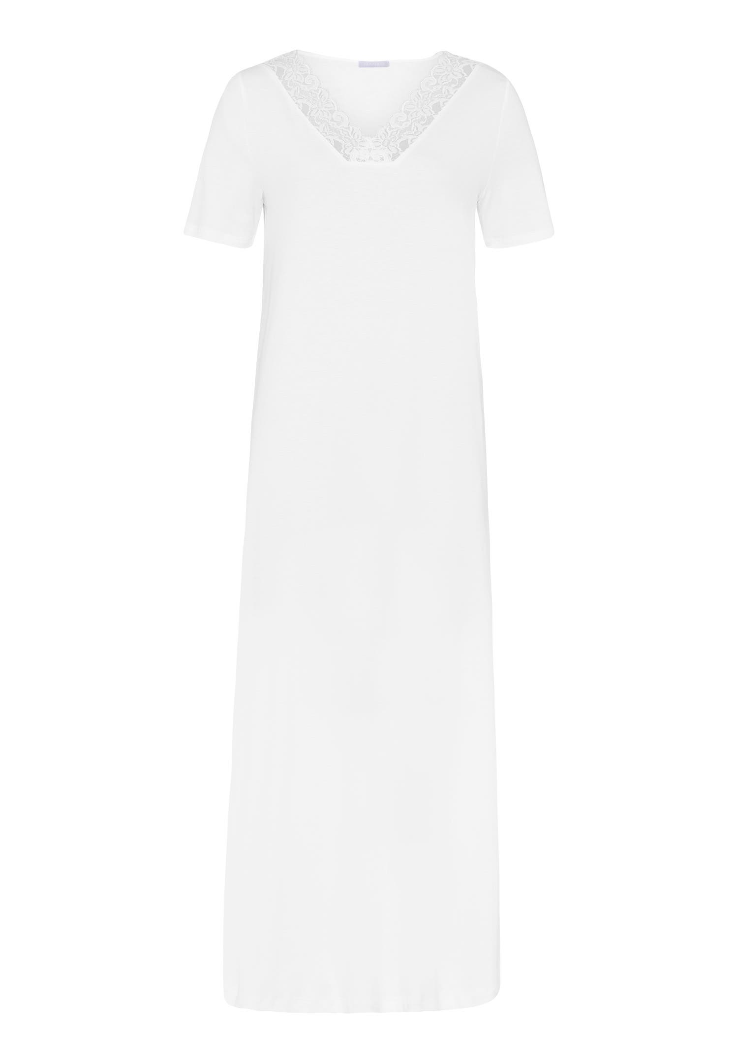 HANRO Moments Short Sleeve Long Gown (Women) | Nordstrom