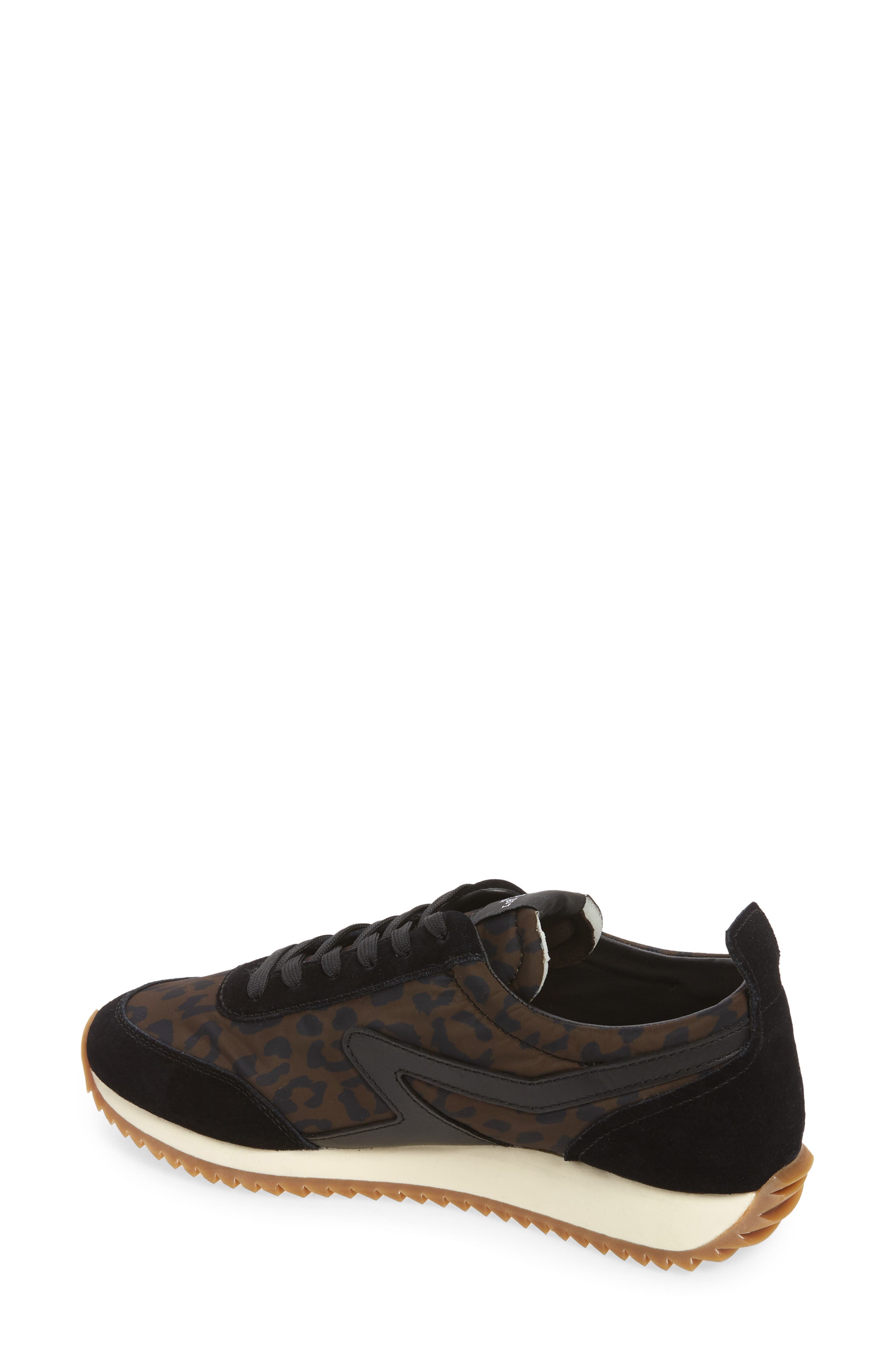 Retro Runner Sneaker, Alternate, color, BLACK/PRINT