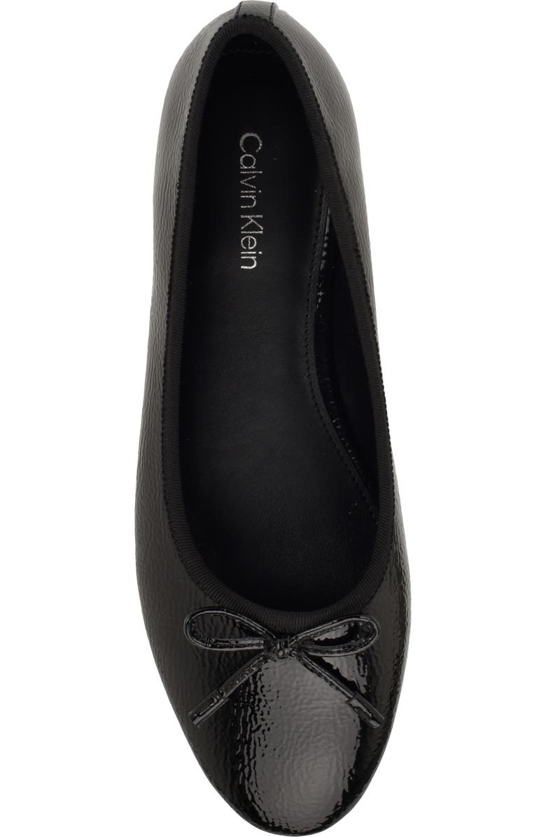 Calvin Klein Cyrie Ballet Flat, Alternate, color, Black