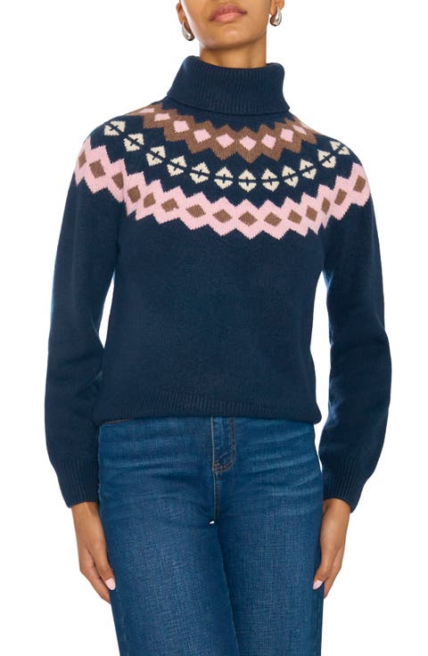Fair Isle Turtleneck Sweater