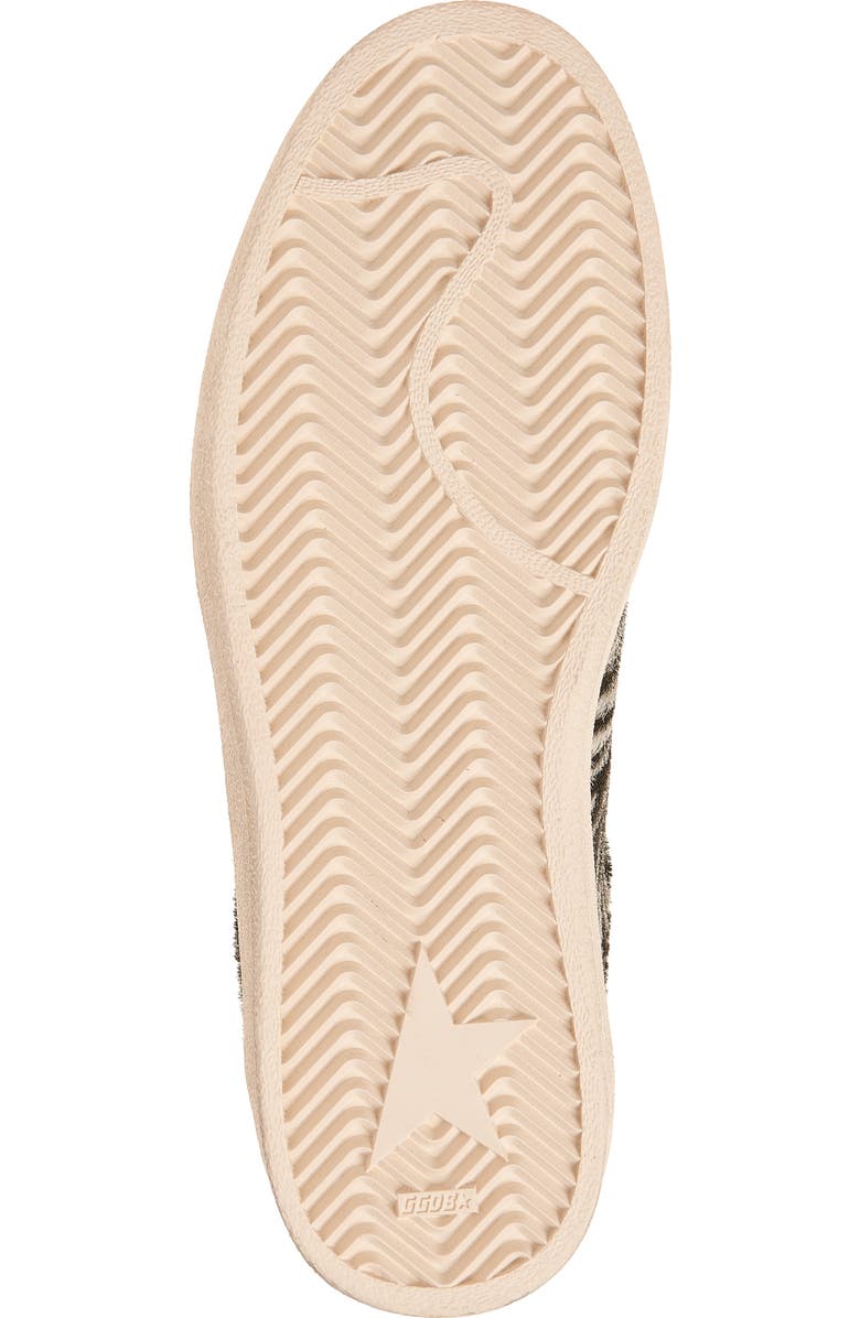 Golden Goose Ball Star Genuine Calf Hair Sneaker, Alternate, color, Zebra