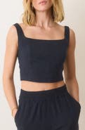 Marine Layer Zoe Crop Hemp Blend Camisole