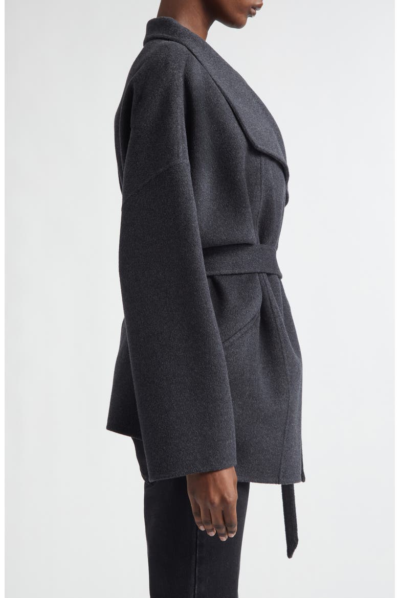 Ceaton Wool & Cashmere Wrap Coat, Alternate, color, ANTHRACITE