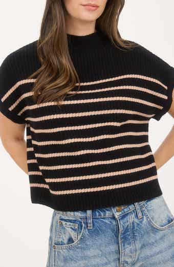 Blu Pepper Mock Neck Pullover Sweater