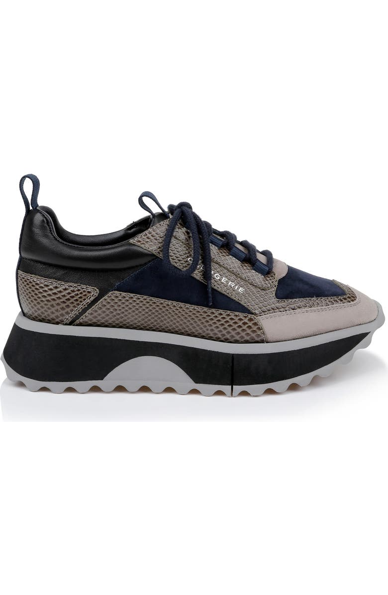 CLERGERIE Opus Leather Sneaker, Alternate, color,