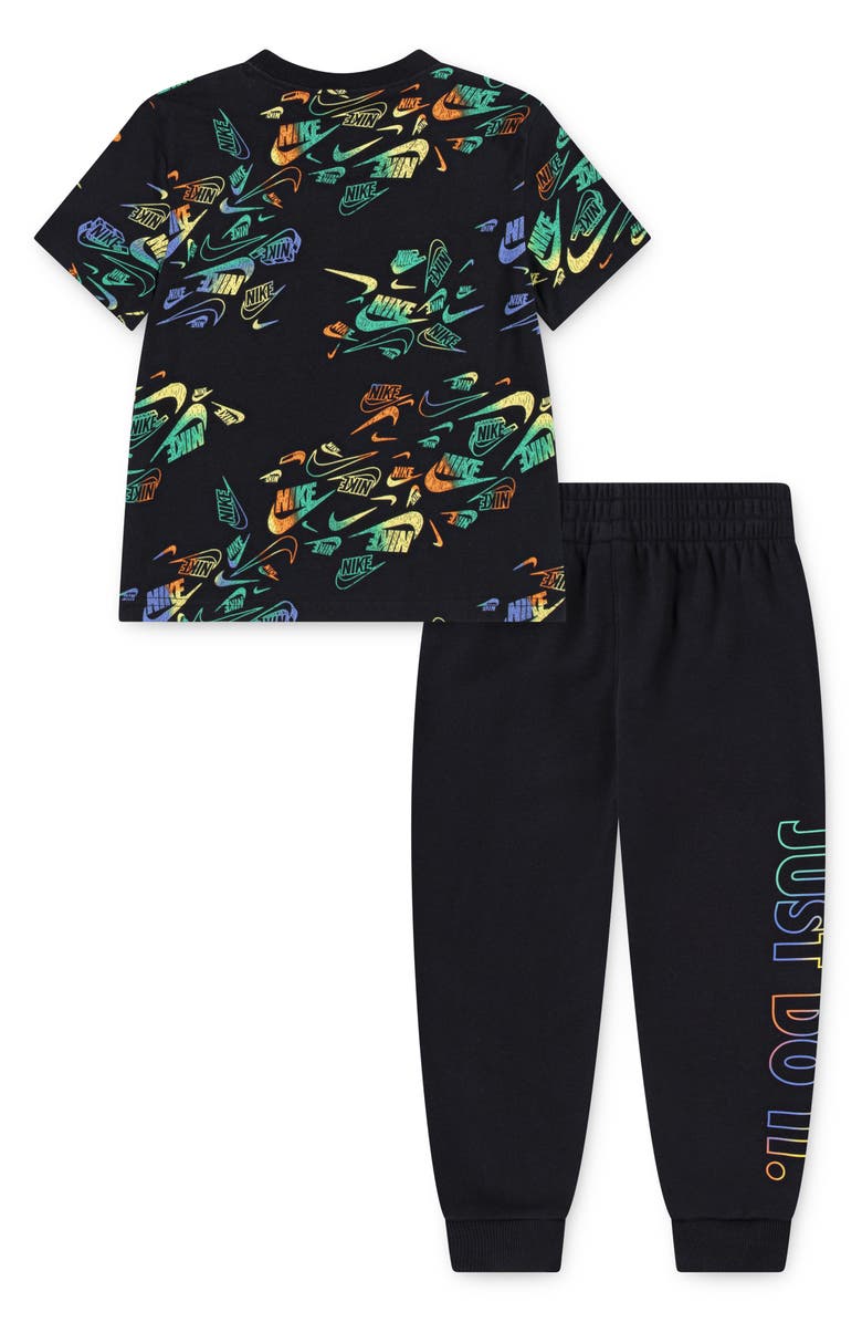 Nike Kids' NSW Reveal All-over Print Pant Set, Alternate, color, Black