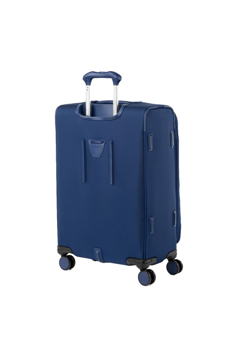 Versapack + Lightweight Softside Expandable 25" Medium Checked Spinner Luggage, Alternate, color, Estate Blue