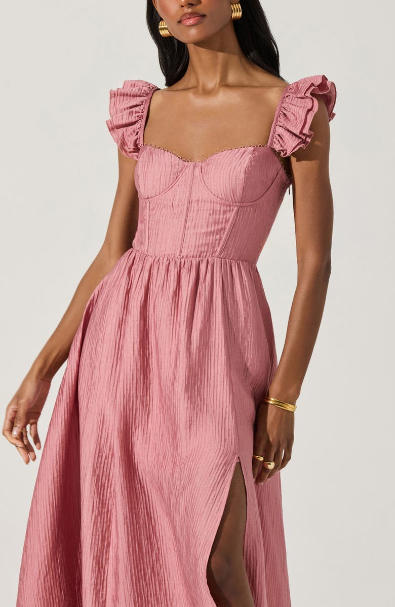 ASTR the Label Wedelia Fit & Flare Dress, Alternate, color, Pink