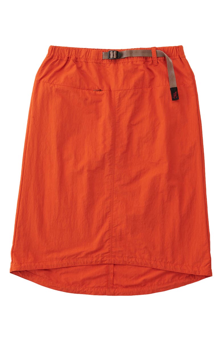 Gramicci Packable Woven Midi Skirt, Alternate, color, Orange