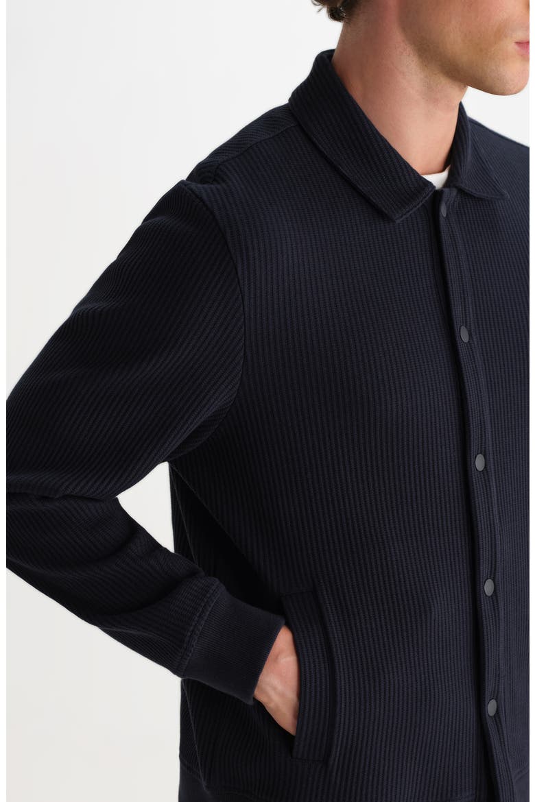 Hays Waffle Jersey Overshirt, Alternate, color, NAVY