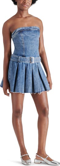 Rowe Strapless Denim Minidress