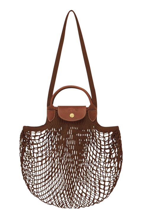 Le Pliage Filet Knit Shoulder Bag