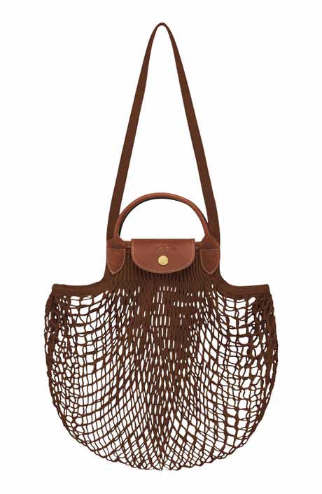 Longchamp Le Pliage Filet Knit Shoulder Bag