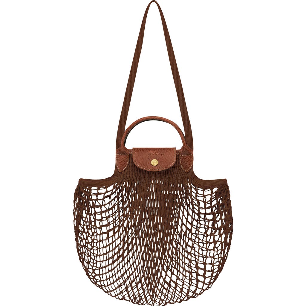 Longchamp Women's Le Plaige Filet Bag In Brown