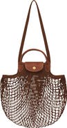 Longchamp Le Pliage Filet Knit Shoulder Bag
