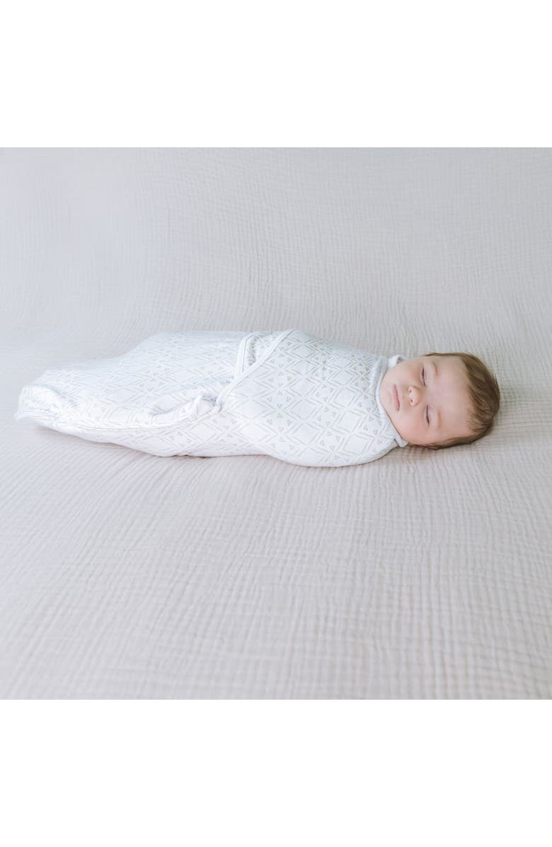 Aden Essentials Easy Swaddle Wrap Quick Change with Bottom Zipper, Snug Cotton Knit Baby Wrap Swaddle Blanket for Newborns, TOG 1.0, 3-Pack, Alternate, color, Toile