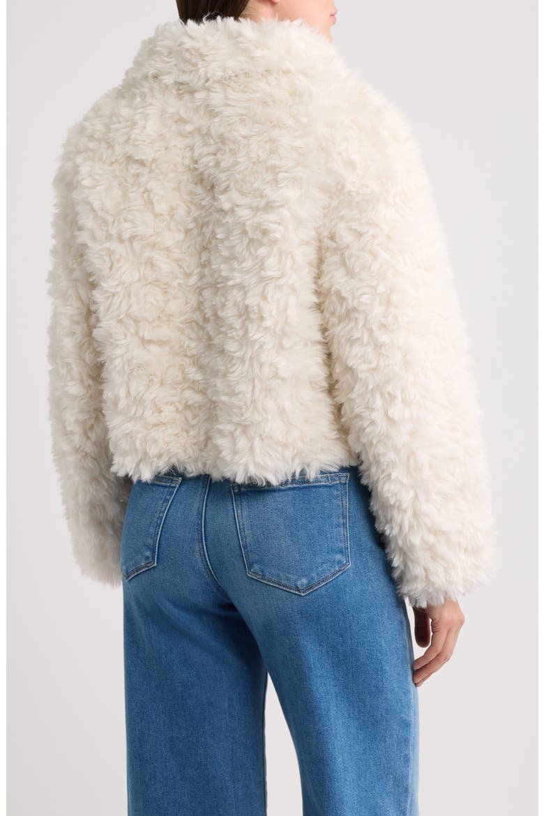Faux Fur Jacket, Alternate, color, CREAM