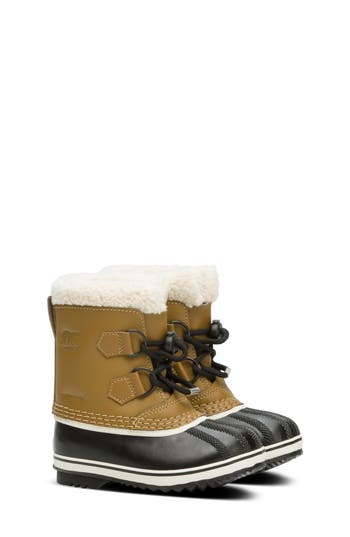 Sorel Kids' Yoot Pac Waterproof Snow Boot In Mesquite