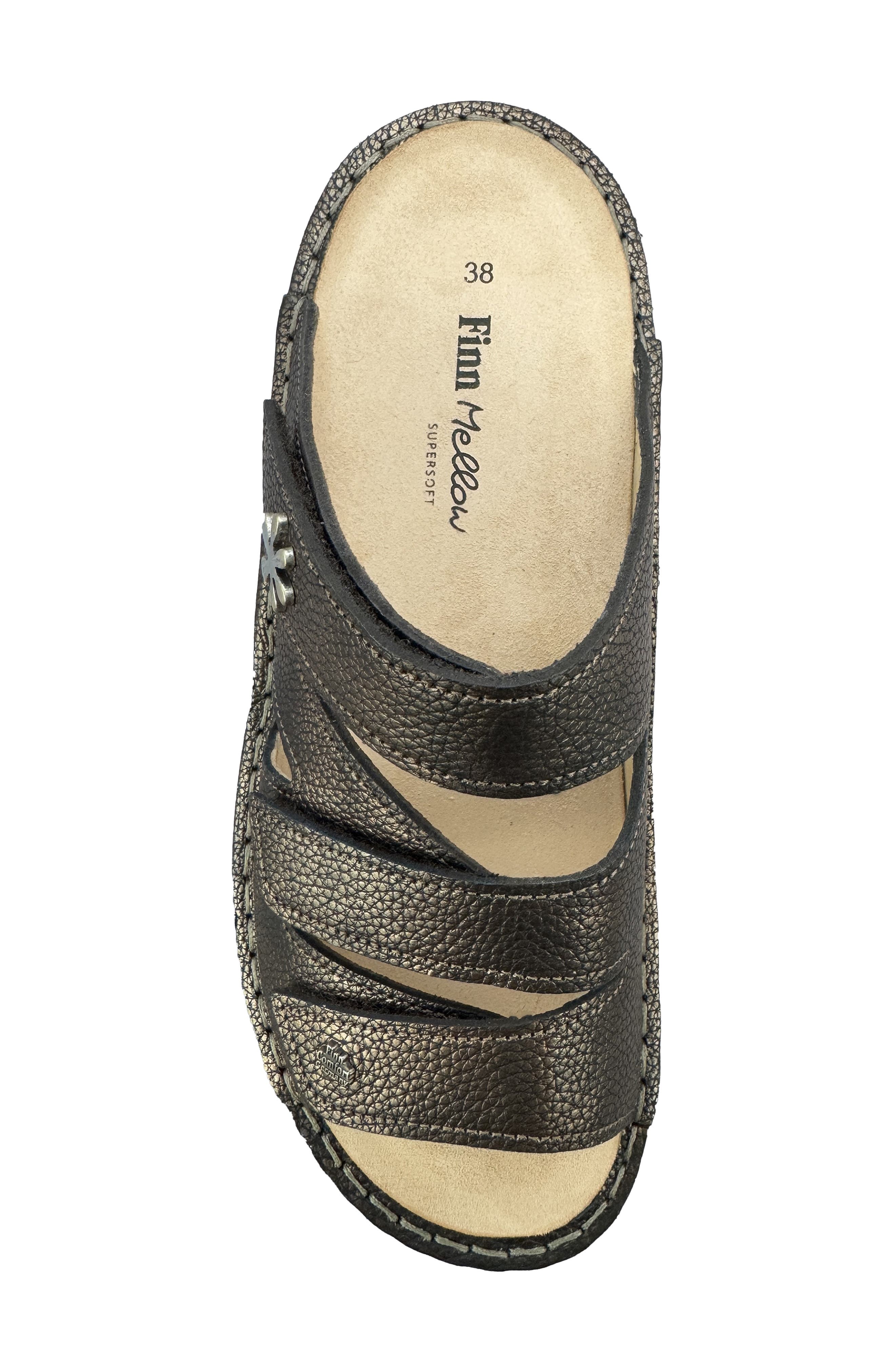 Finn Comfort Grenada Slide Sandal, Alternate, color, Copper Natural