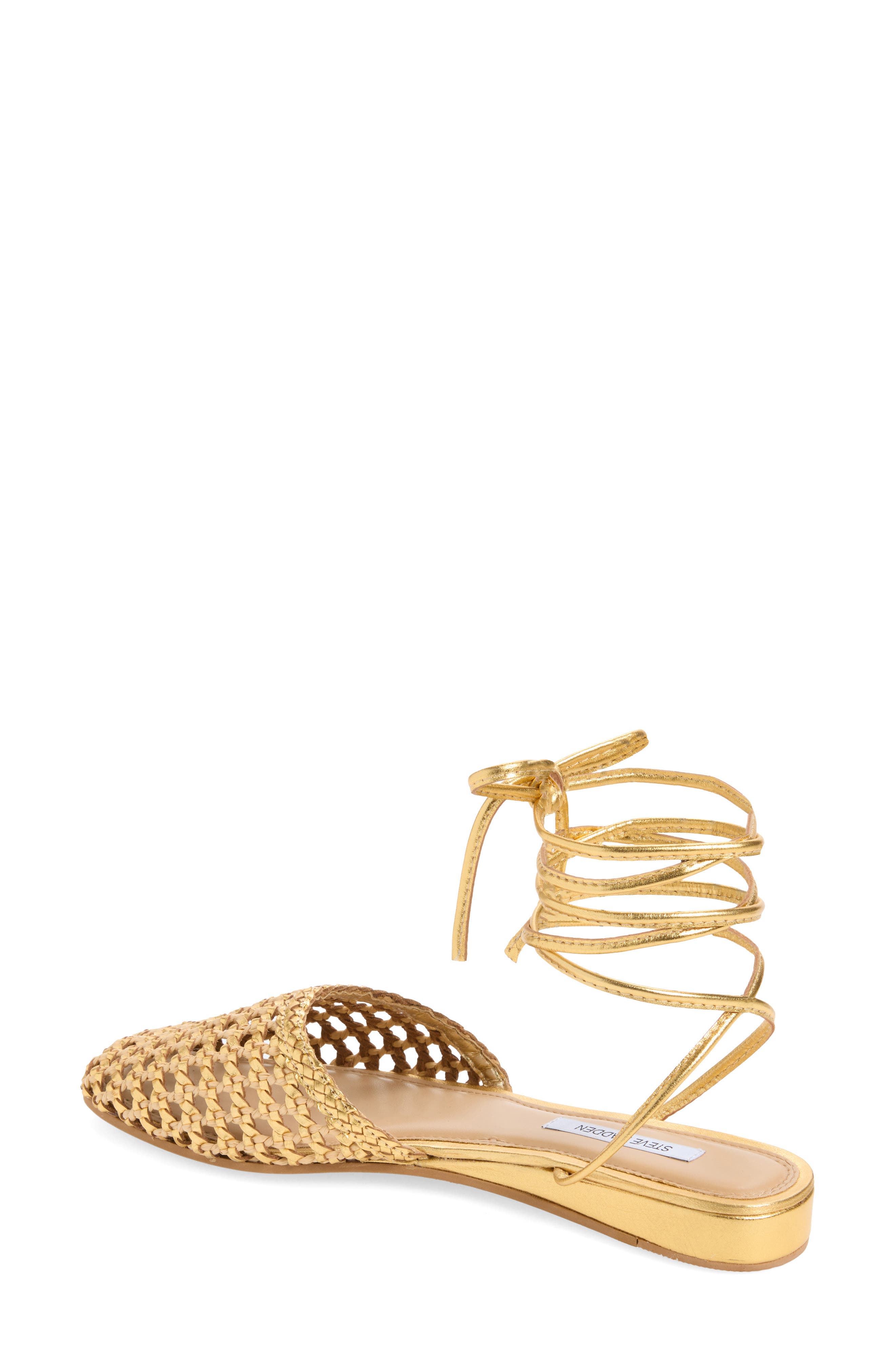 Flutter Wraparound Ankle Sandal, Alternate, color, NATURAL/GOLD