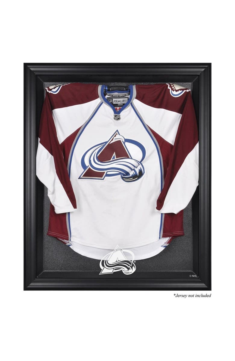 FANATICS AUTHENTIC Colorado Avalanche Black Framed Logo Jersey Display Case, Main, color, 