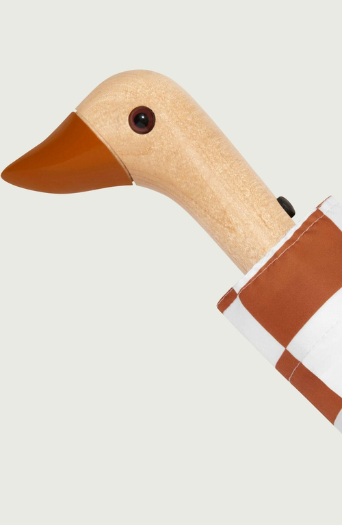 Original Duckhead Eco-friendly Compact Duck Umbrella In Brown