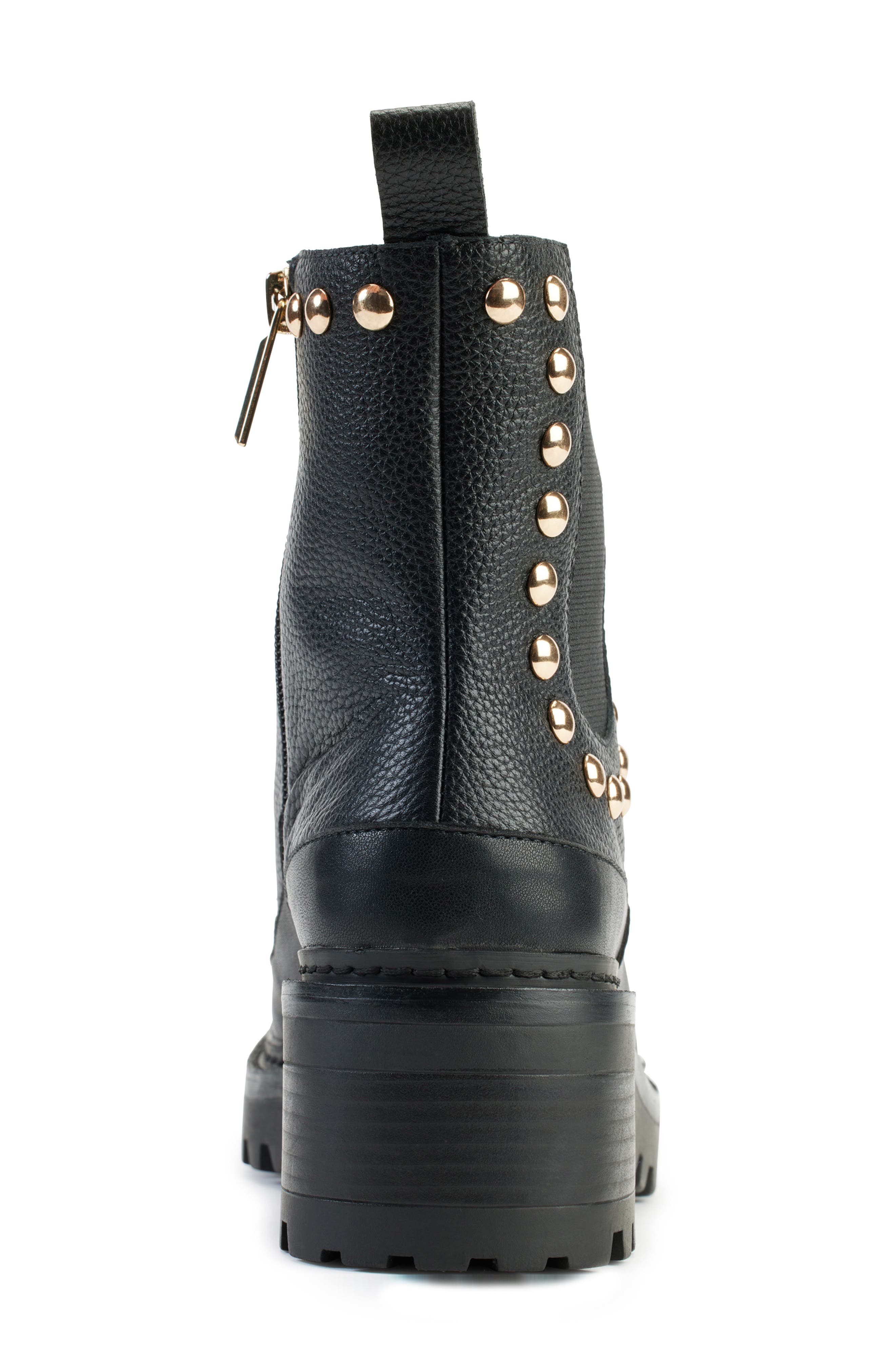 KARL LAGERFELD PARIS Breck Studded Bootie, Alternate, color, 