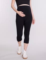 MOTHERHOOD MATERNITY Over the Belly Active Capri Legging