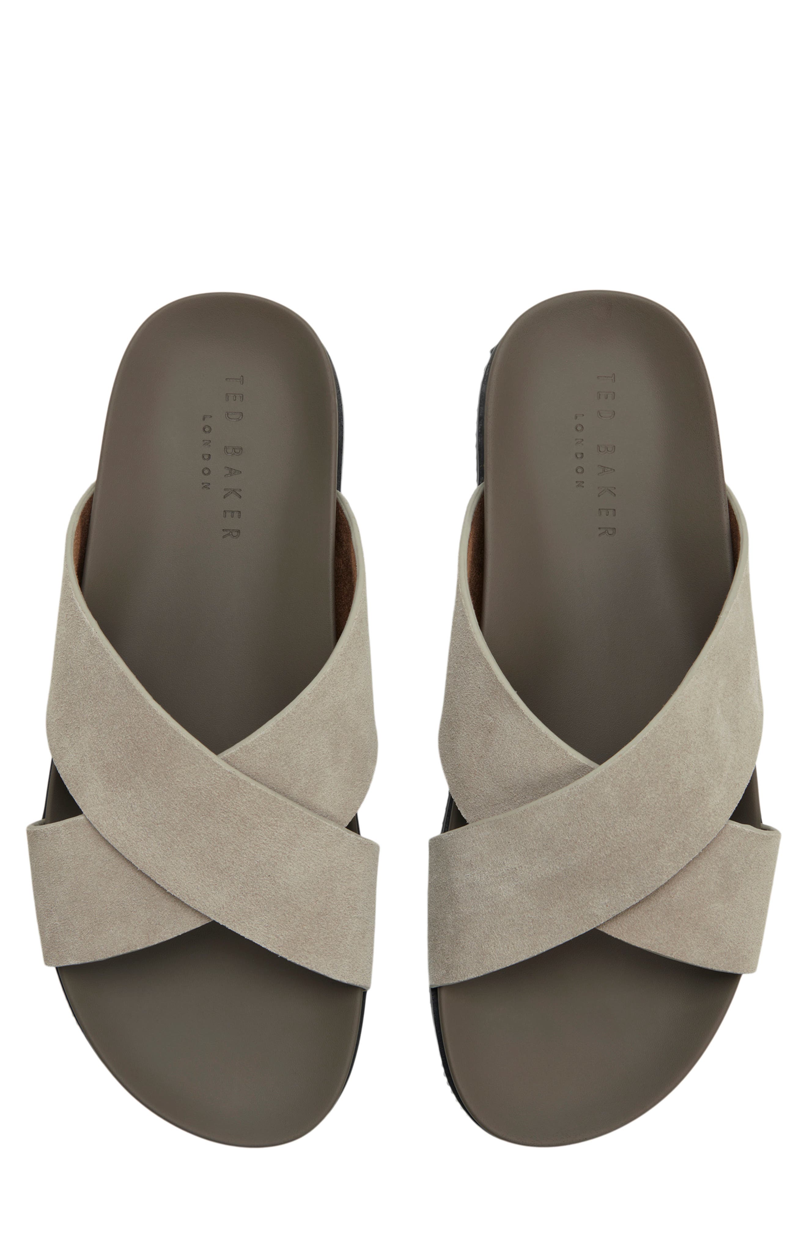 Saltburn Slide Sandal, Alternate, color, LIGHT GREY