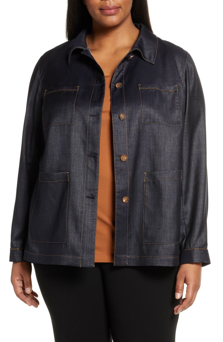 Lafayette 148 New York Esmeralda Mercantile Cloth Jacket, Main, color,