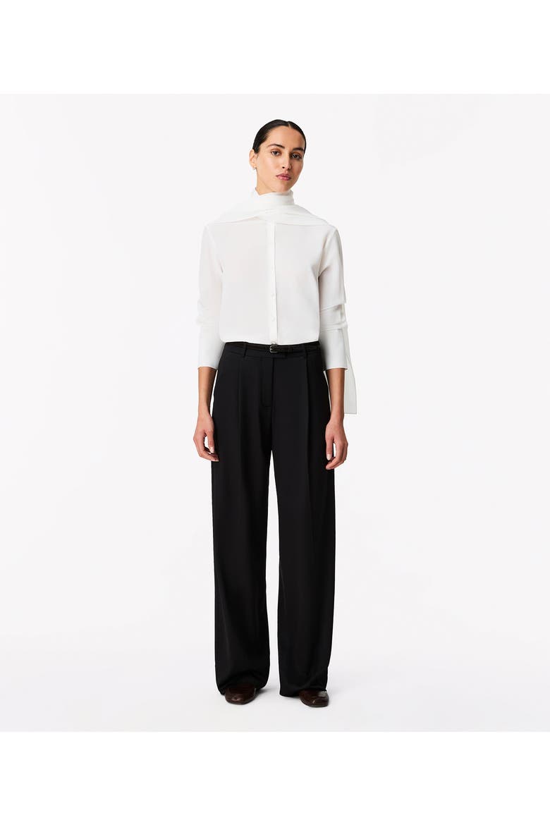 Signature Bow Blouse | Off White, Alternate, color, Off White