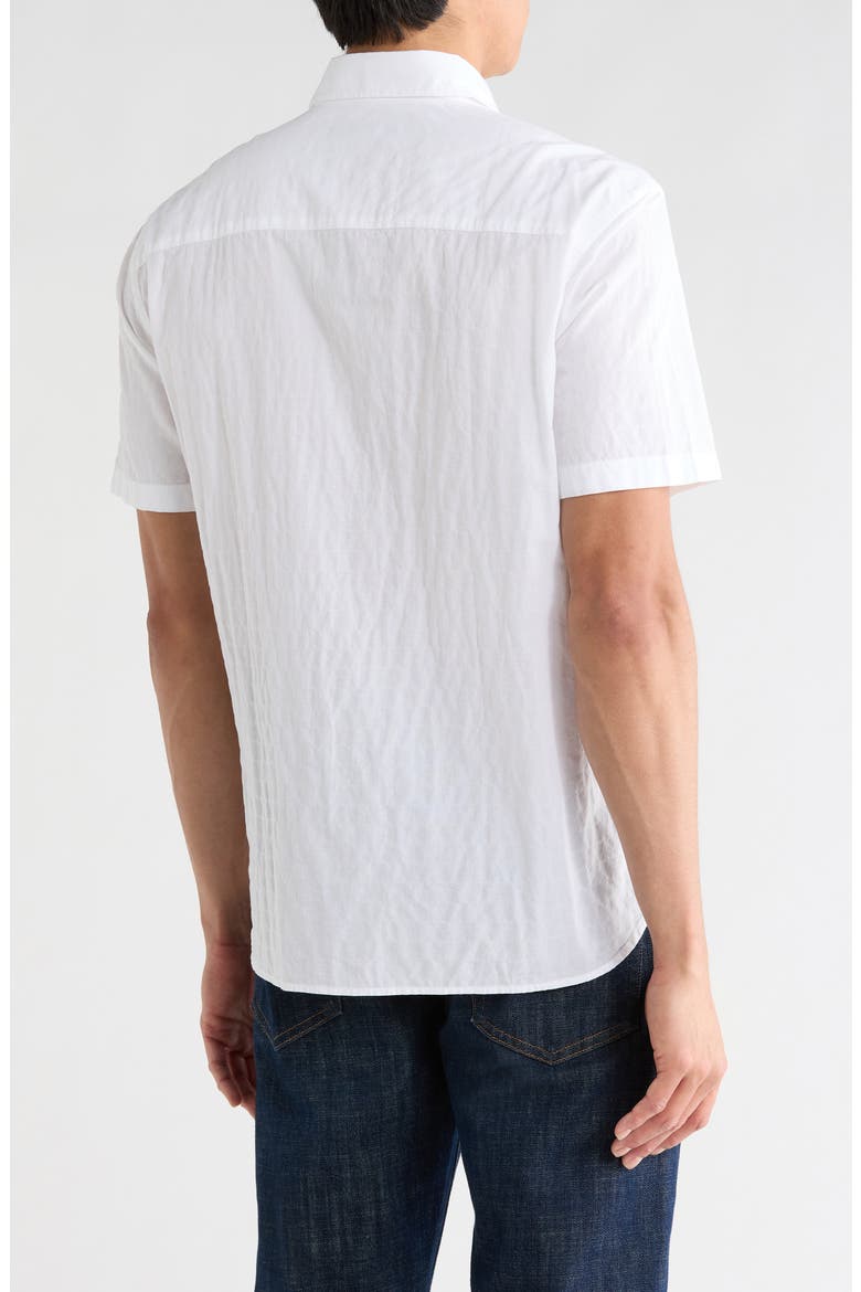Carberry Short Sleeve Button-Up Shirt, Alternate, color, WHITE