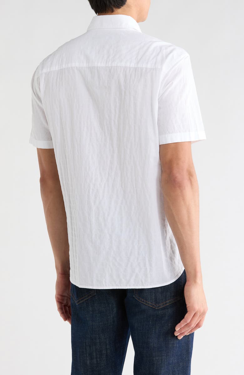 Robert Barakett Carberry Short Sleeve Button-Up Shirt, Alternate, color, White