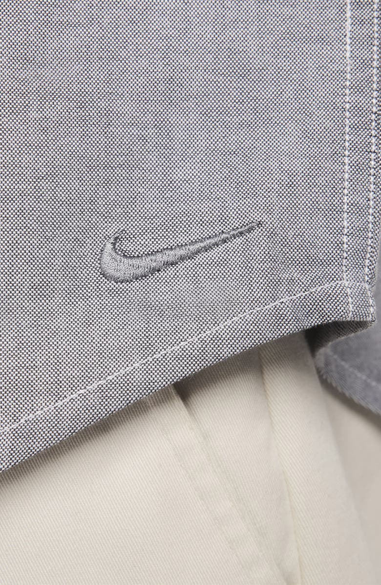 Nike Life Oversize Button-Down Oxford Shirt, Alternate, color,