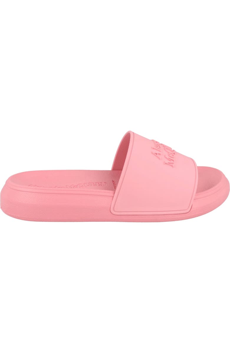 McQueen Logo Slide Sandal, Alternate, color,