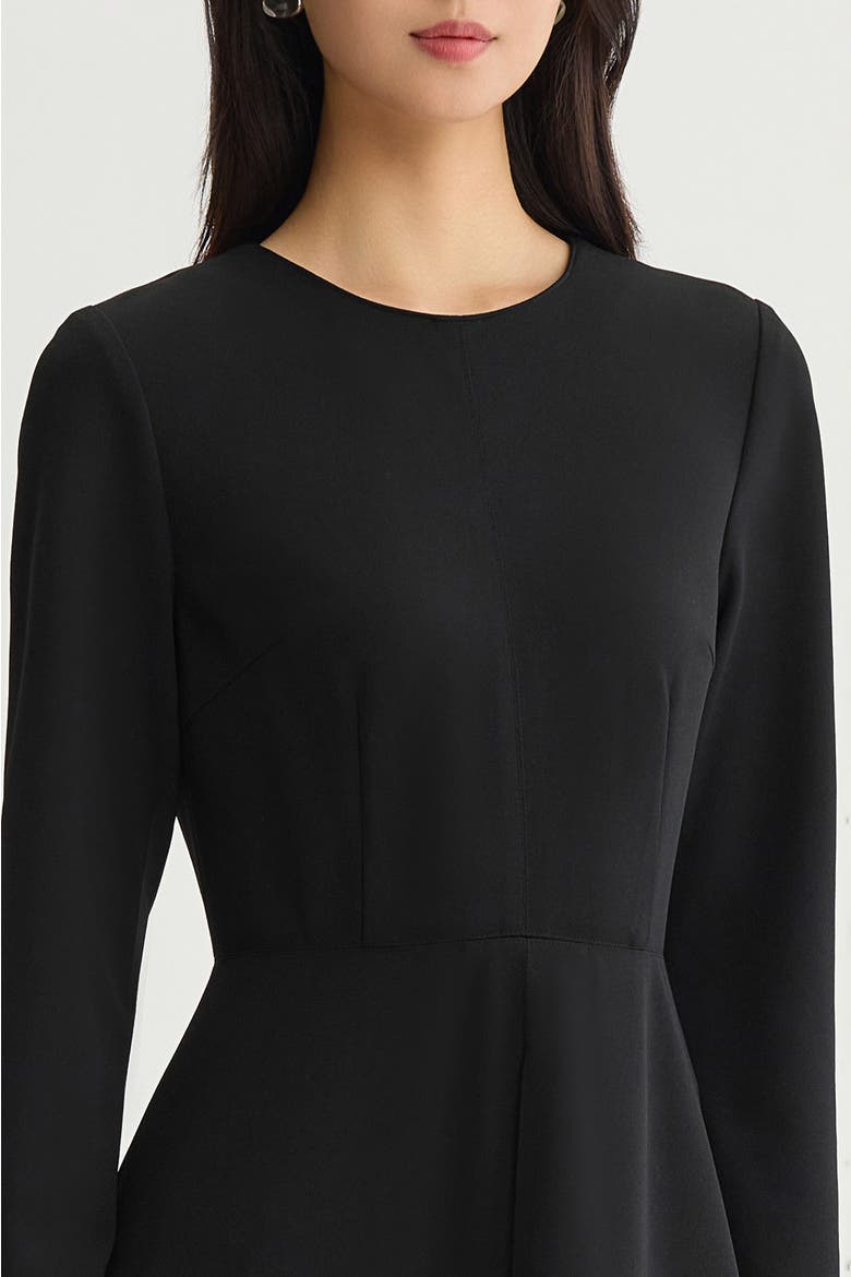 x Anna Marie Modern Longline Slit Blouse, Alternate, color, Black