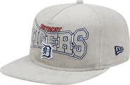 New Era Men's New Era Gray Detroit Tigers Corduroy Golfer Snapback Hat