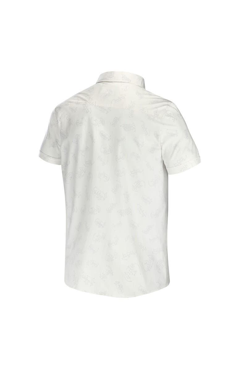 NFL X DARIUS RUCKER Men's NFL x Darius Rucker Collection by Fanatics White Chicago Bears Woven Button-Up T-Shirt, Alternate, color, White