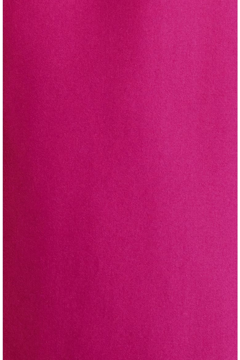 Pleated Silk Dress, Alternate, color, SANGRIA