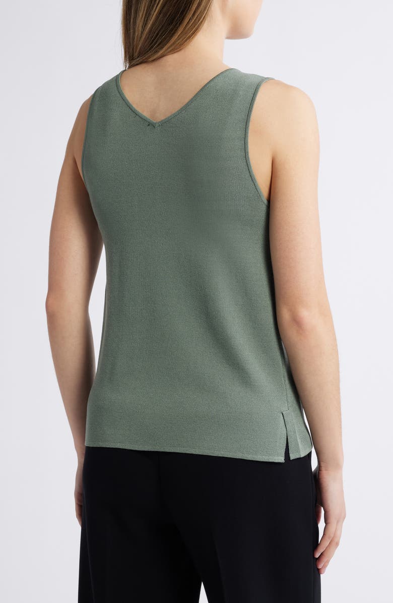 Anne Klein DOUBLE V-NECK TANK, Alternate, color,