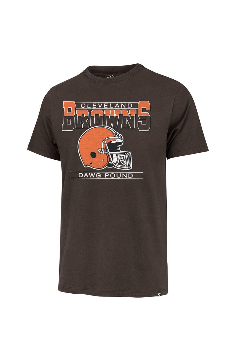 '47 Men's '47 Brown Cleveland Browns Time Lock Franklin T-Shirt, Alternate, color, 