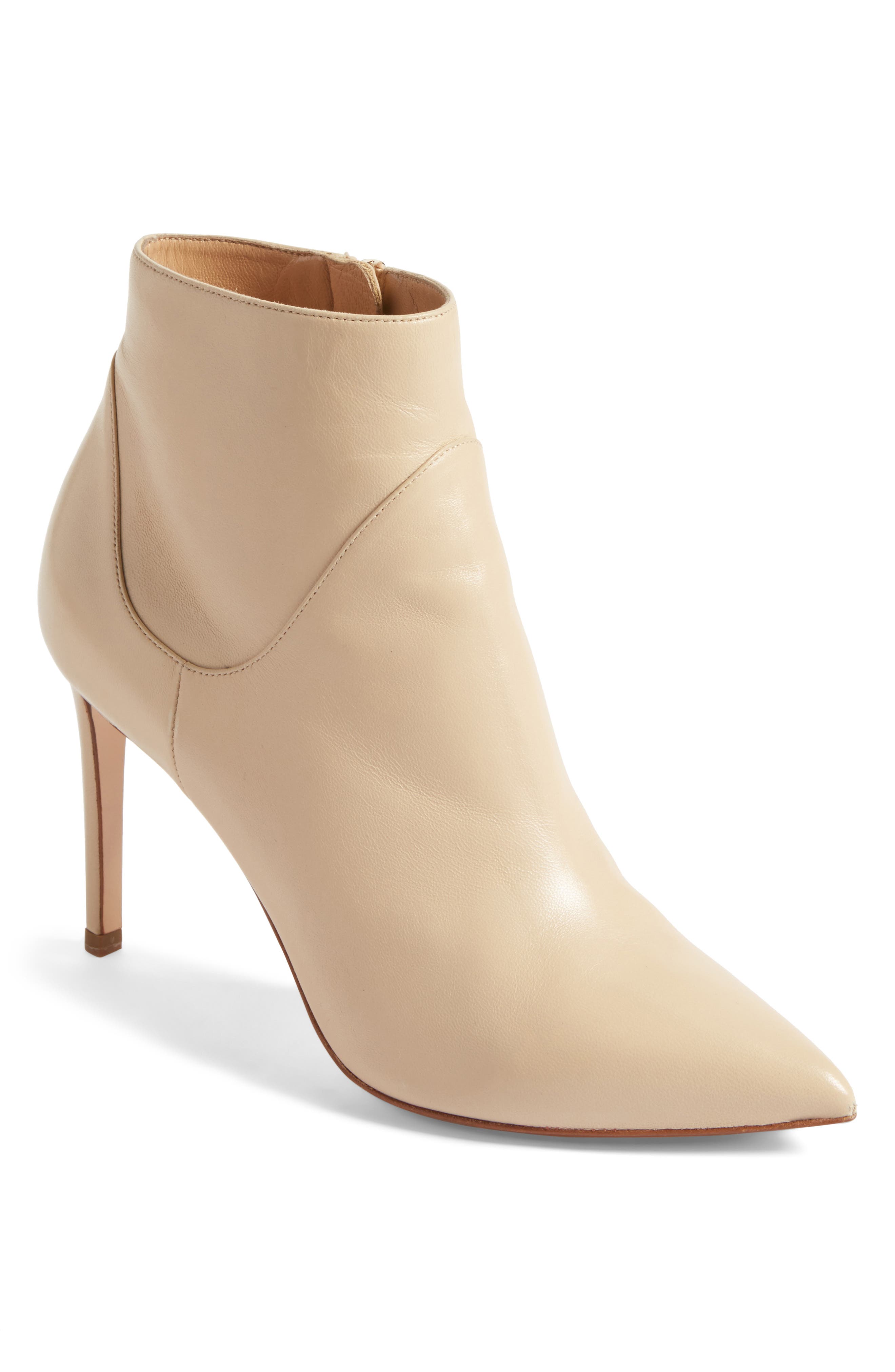 Francesco Russo Pointy Toe Bootie, Main, color, 