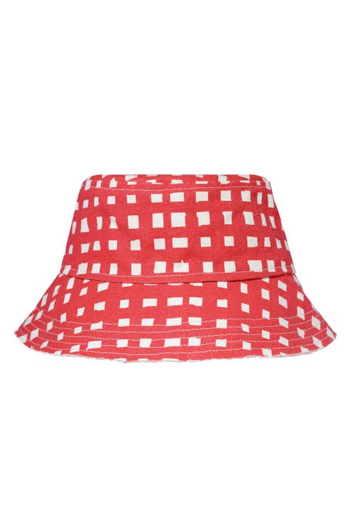 Dance Happy Grid Bucket Hat
