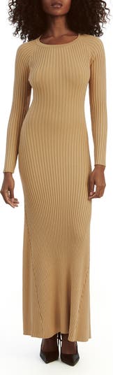 Amaro Long Sleeve Knit Dress
