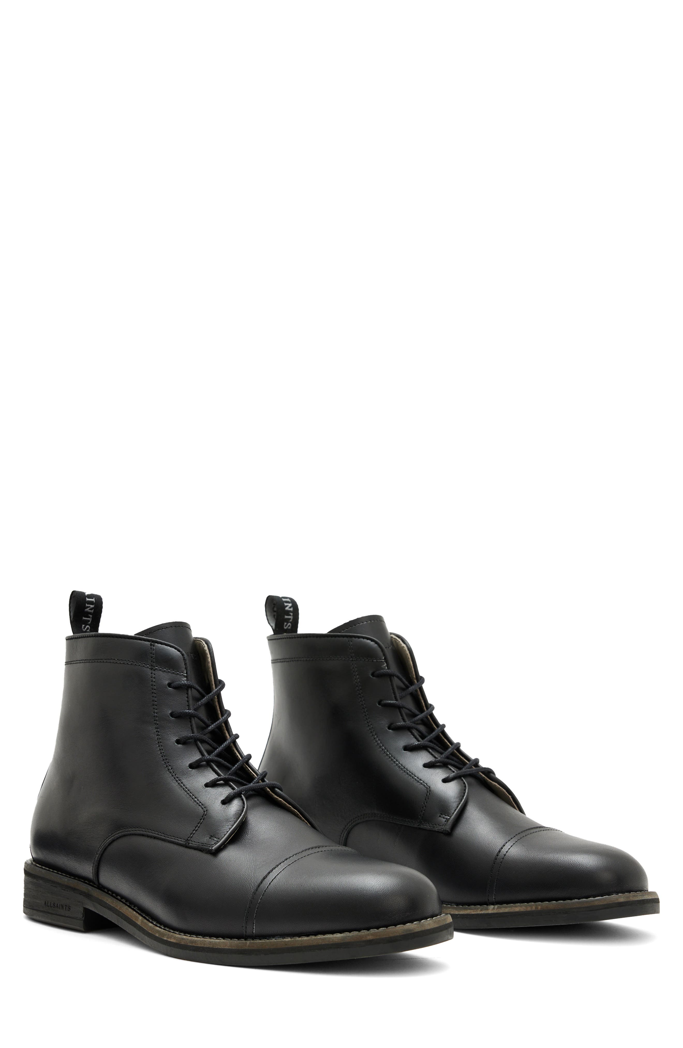 AllSaints Harland Cap Toe Boot, Main, color, 