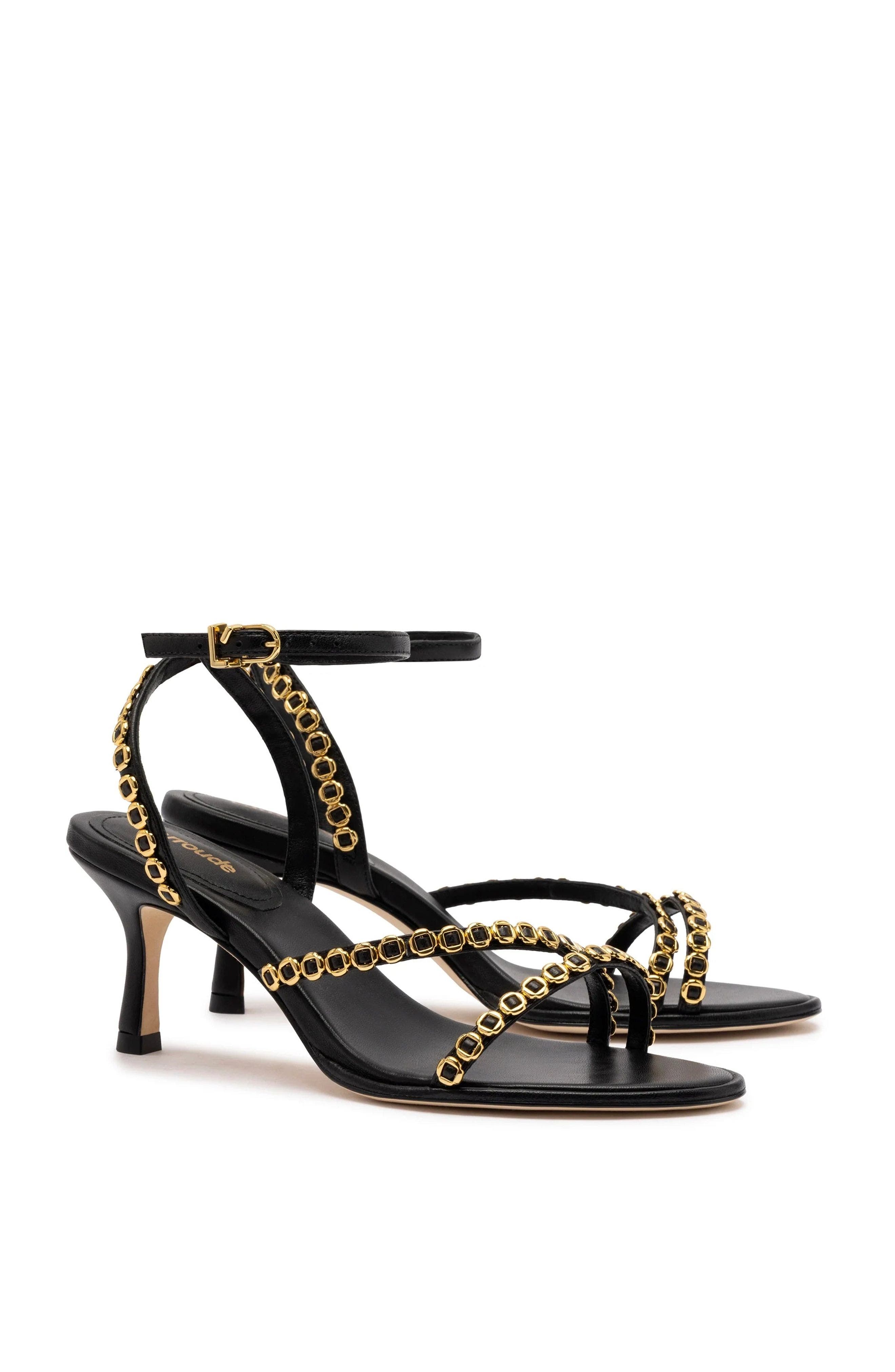 Larroudé Milanina Mini Sandal, Alternate, color, 