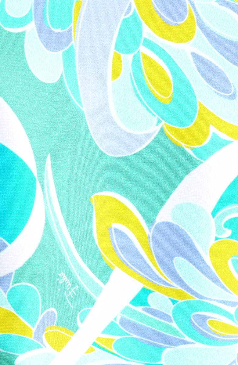 Emilio Pucci Lily Print String Bikini Bottoms, Alternate, color,