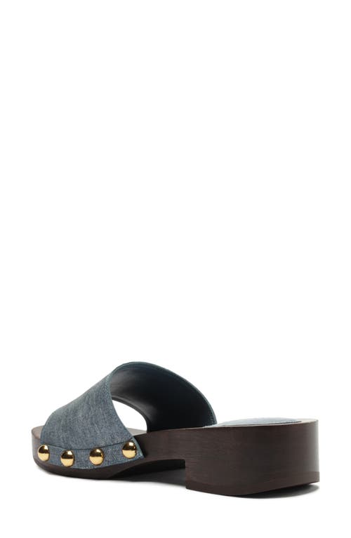 Schutz Shayla Slide Sandal In Blue