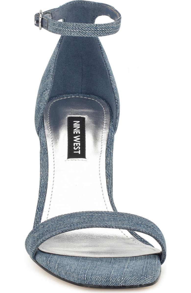 Nine West Ilea Ankle Strap Sandal, Alternate, color, Medium Blue