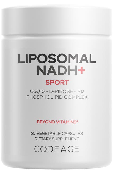 Liposomal NADH+ CoQ10 & Vitamin B12 Supplement